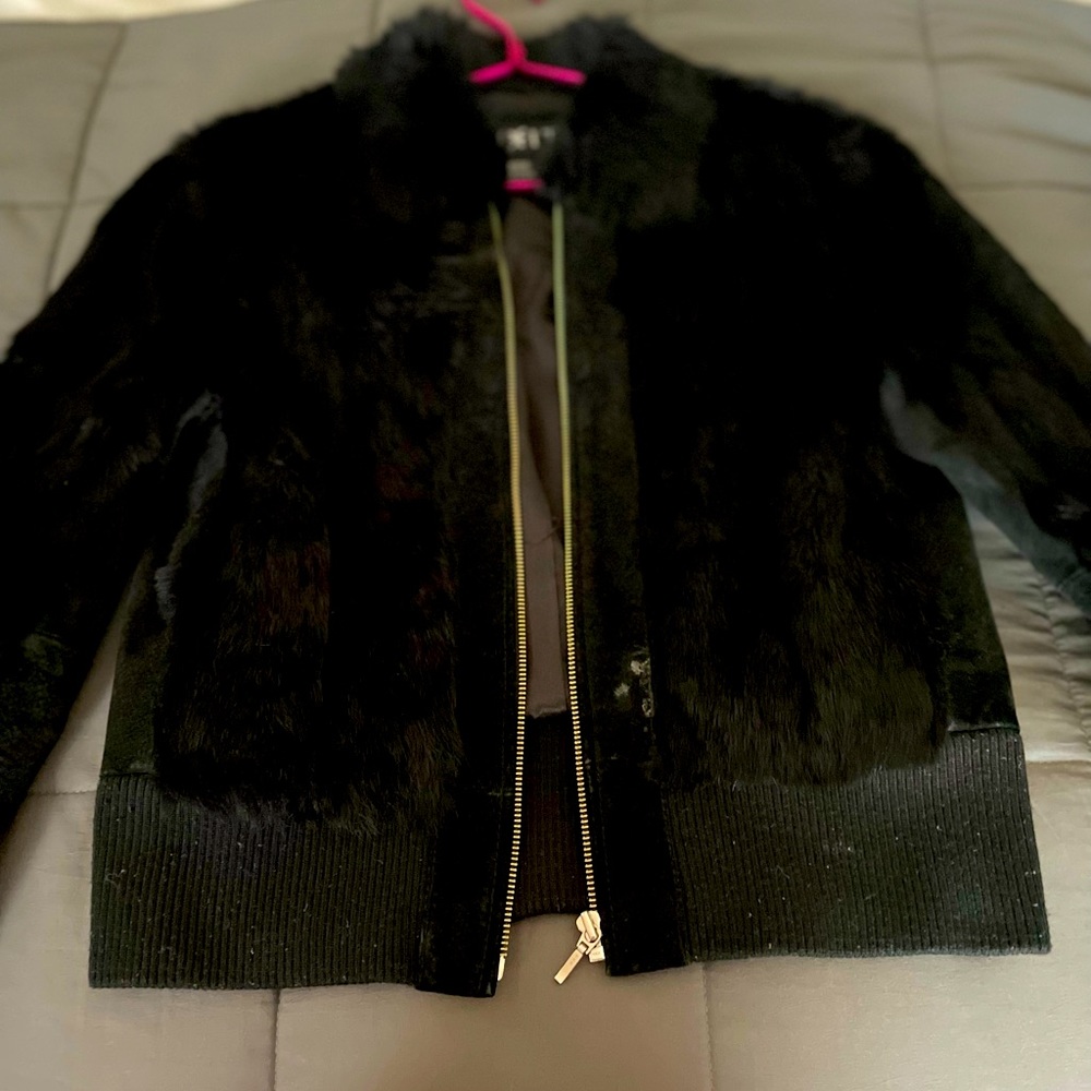 Ladies (M) Faux Mink Jacket.